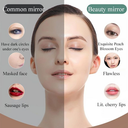 White Jewelry Box with LED Mirror